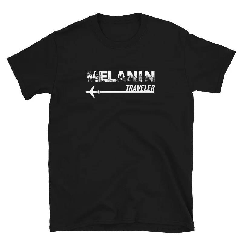 Melanin Traveler T-Shirt Chenille Brocade Lace