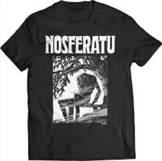 Nosferatu "Illustrated" T-Shirt Cashmere Blend Cotton Blend Poly Blend