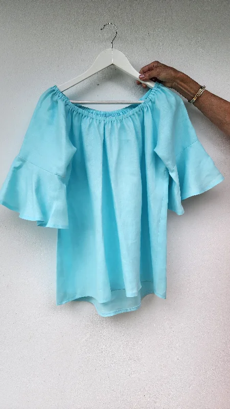 Oleander Shirt- Turquoise Casual Formal Business