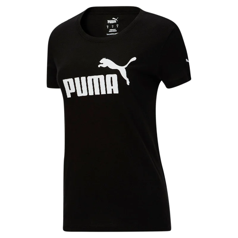 PUMA Women's Essentials Logo Tee Layered Multi-layer Single Layer