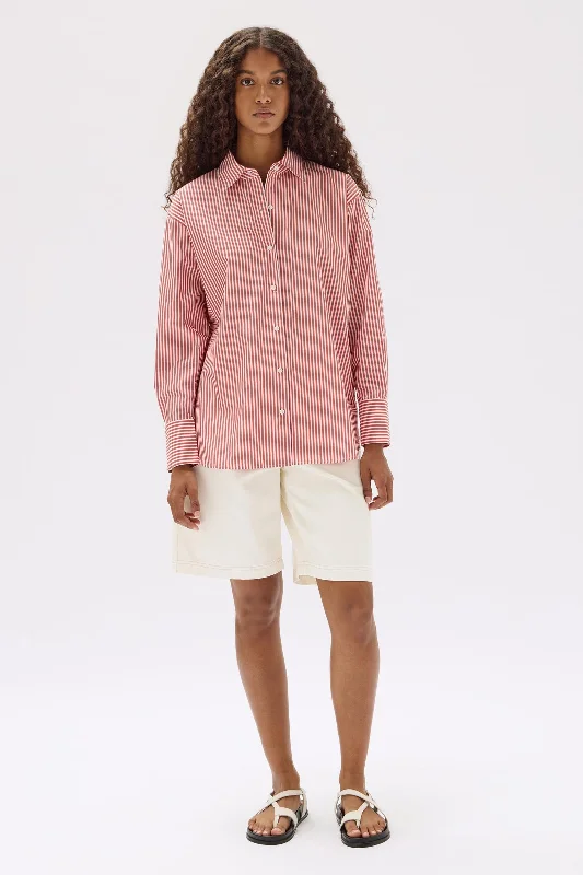 Signature Poplin Shirt Graphic Embroidered Appliqued