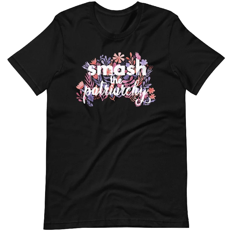 Smash The Patriarchy -- Unisex T-Shirt Basic T-Shirt Crew Neck Short Sleeve