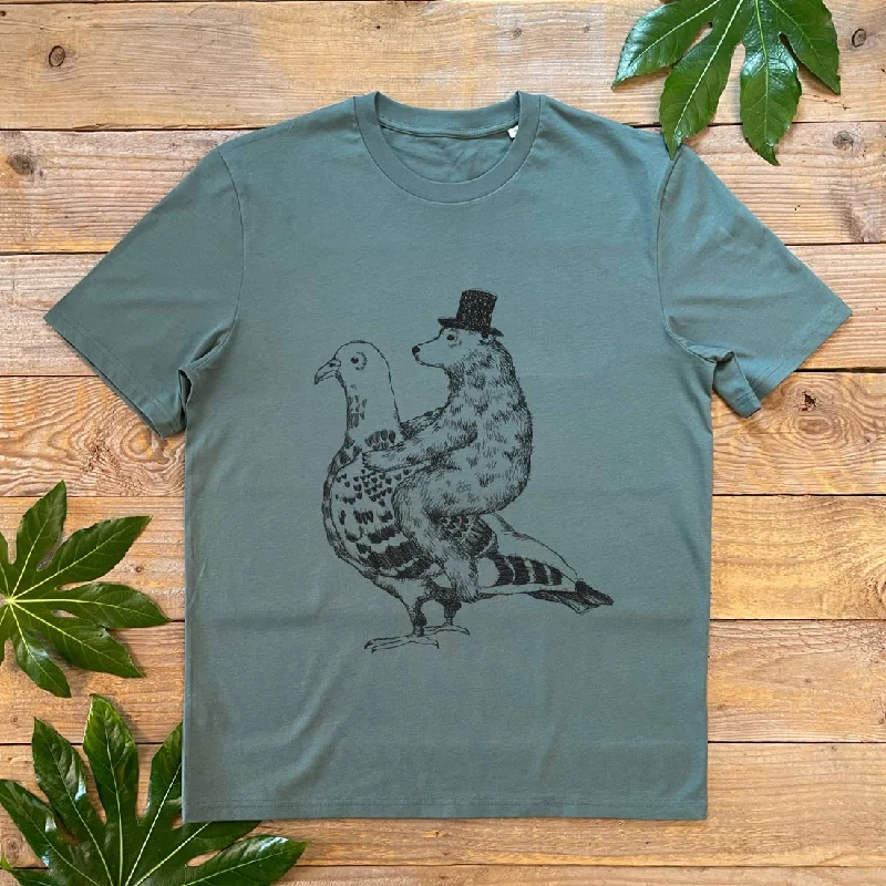 The Lone Ranger - Pigeon T-Shirt Plaid T-Shirt Polka Dot Checkered