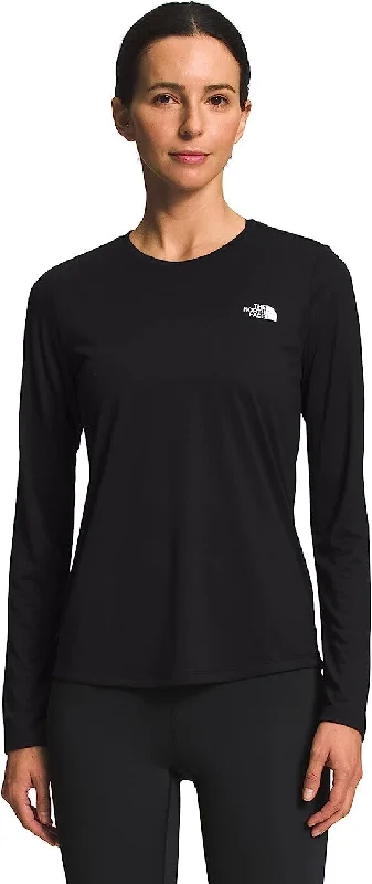 The North Face Elevation LS Tee (Women's) Cotton Fabric Linen Fabric Terry Fabric