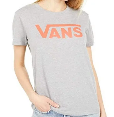 Vans - Flying V Crew Tee | Cement Heather Terry Blend Velvet Blend Canvas Blend