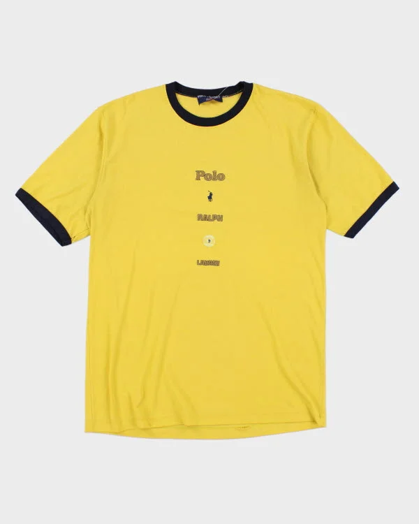 Vintage Polo Sport Multiple Logo T-Shirt - XL Notch Collar Peter Pan Collar Cowl Neck Vintage Polo Sport Multiple Logo T-Shirt - XL Notch Collar Peter Pan Collar Cowl Neck