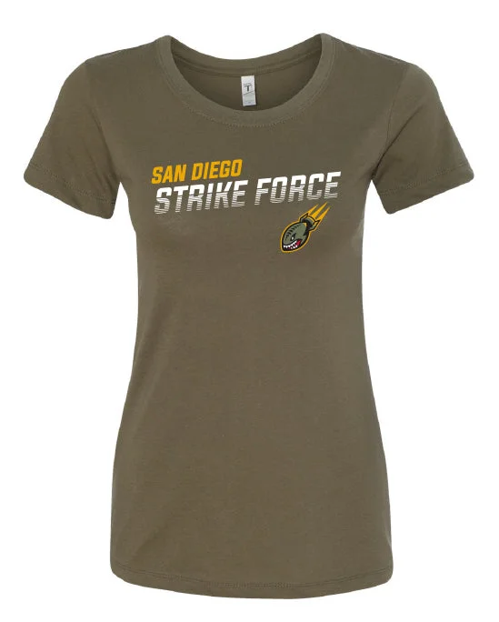 San Diego Strike Force Women's T-Shirt Plaid T-Shirt Polka Dot Checkered