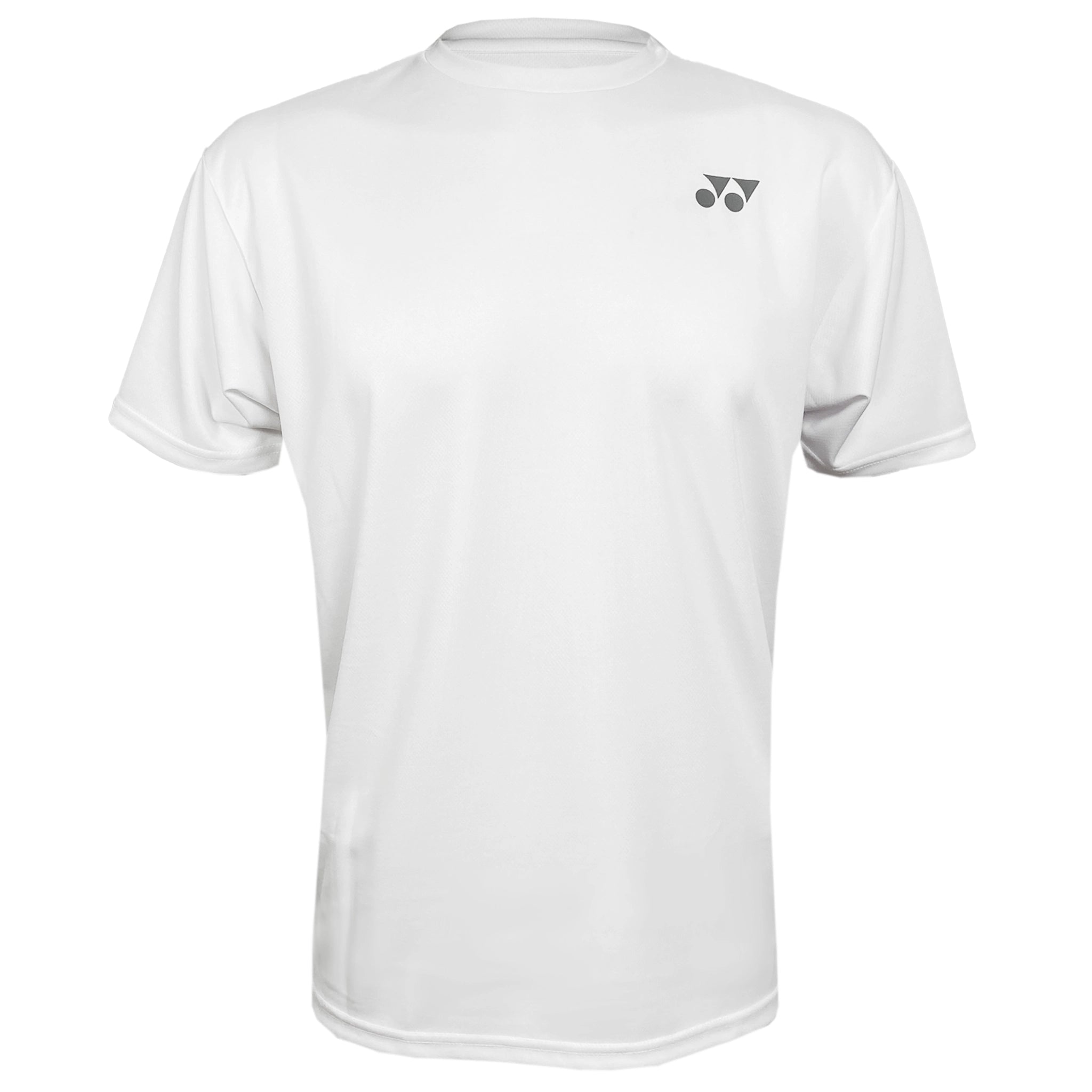 Yonex UNISEX T-shirt YM0045 White Collared T-Shirt Boat Neck A-Line