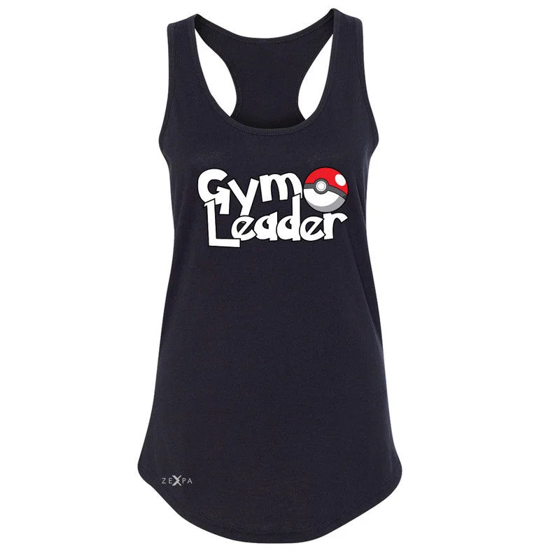 Zexpa Apparel™ Gym Leader Women's Racerback Poke Shirt Fan Sleeveless Chenille Fabric Brocade Fabric Lace Fabric Zexpa Apparel™ Gym Leader Women's Racerback Poke Shirt Fan Sleeveless Chenille Fabric Brocade Fabric Lace Fabric