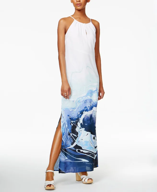 Bar III Dip Dyed Maxi Dress Cozy Knit Maxi Dress