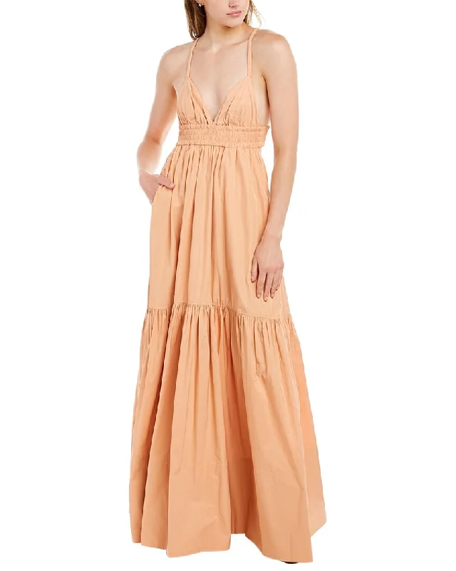 A.L.C. Rosanna Maxi Dress Trendy Floral Print Maxi Dress