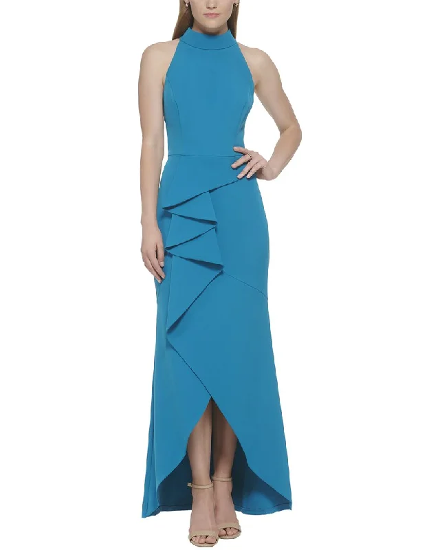 Vince Camuto Laguna Crepe Maxi Dress Fashionable High-Waist Maxi Dress