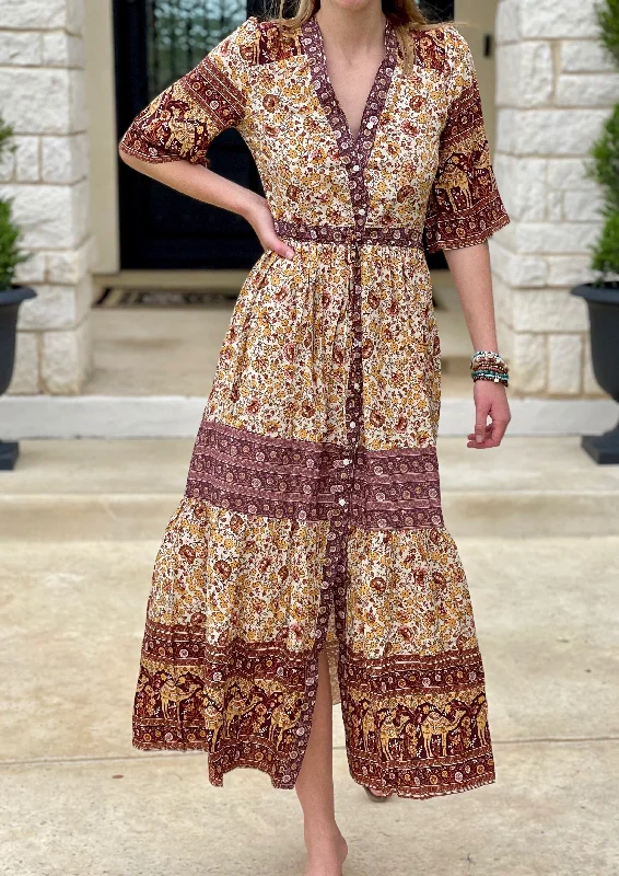 Bohemian Effortless Floral Print Maxi Dress~ FINAL SALE Comfortable Cotton Maxi Dress Bohemian Effortless Floral Print Maxi Dress~ FINAL SALE Comfortable Cotton Maxi Dress