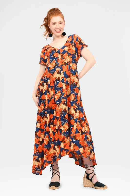 Florence Maxi Dress Comfortable Pleated Maxi Dress