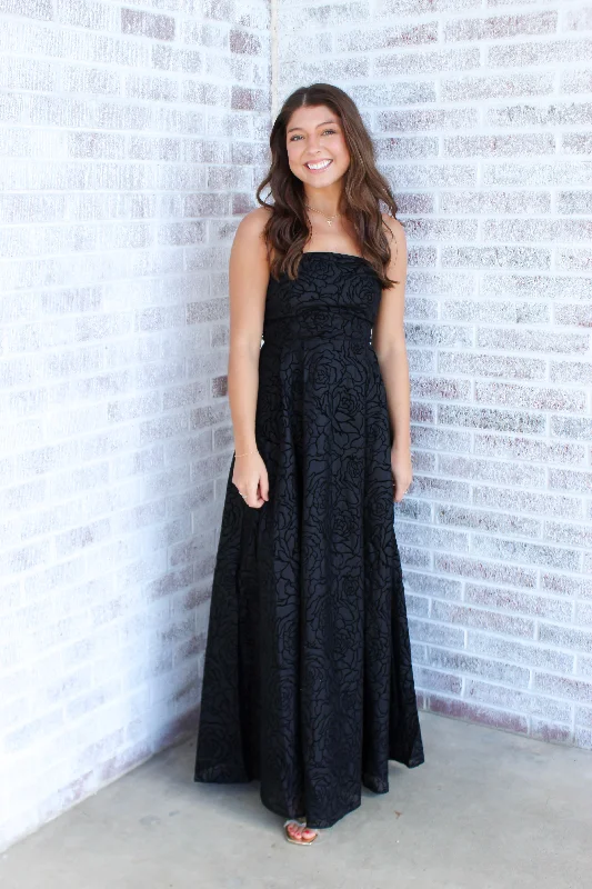 Dancing Time Textured Woven Maxi Dress Cozy Longline Maxi Dress