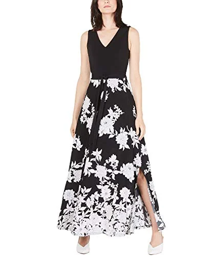 INC V-Neck Maxi Dress Chic Sleeveless Maxi Dress