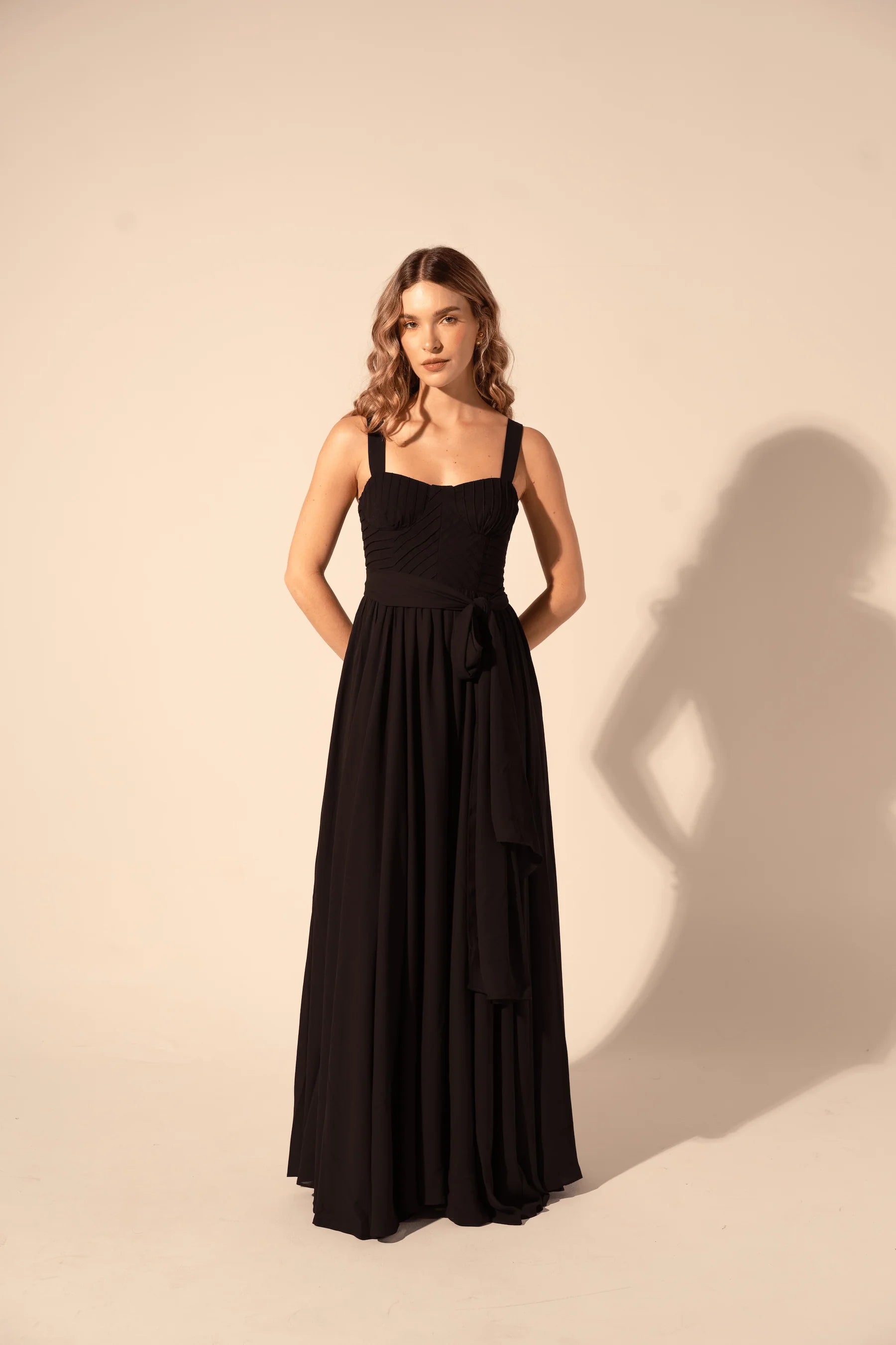 CLAUDETTE MAXI DRESS Trendy Off-Shoulder Ruffle Maxi Dress