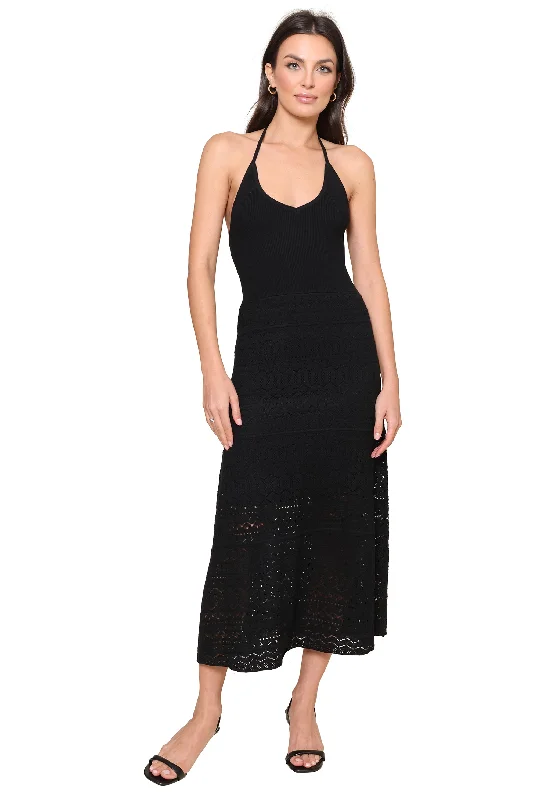 Marcou Maxi Dress Elegant Pleated Maxi Dress