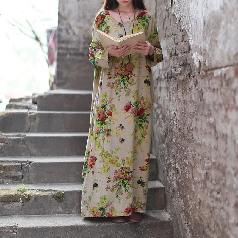 Oversized Floral Maxi Dress | Zen Elegant Lace Maxi Dress