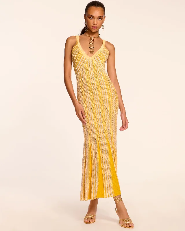 Paetyn Knit Maxi Dress Fashionable Layered Maxi Dress