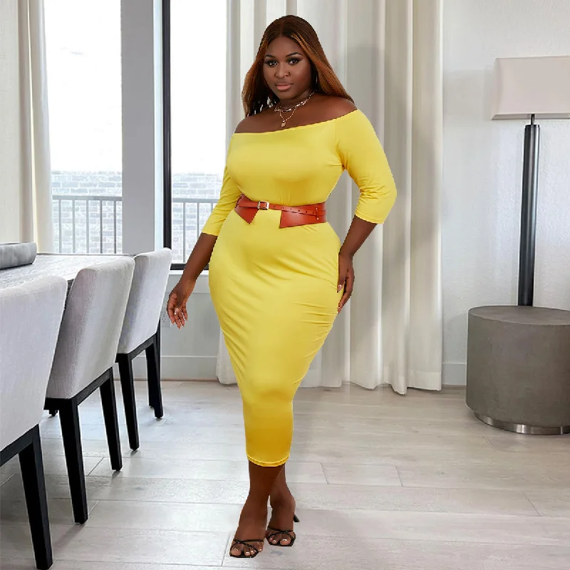 Plus Size Women Clothing off Shoulder Dress Spring Autumn Tube Top Solid Color Half Sleeve Pullover Maxi Dress Women Stylish Pleated A-Line Maxi Dress Plus Size Women Clothing off Shoulder Dress Spring Autumn Tube Top Solid Color Half Sleeve Pullover Maxi Dress Women Stylish Pleated A-Line Maxi Dress
