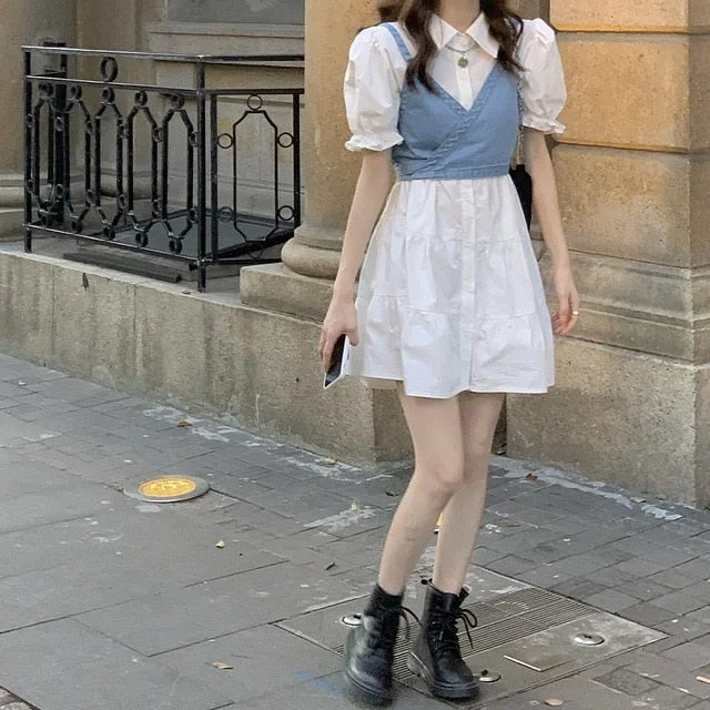 White Dress Set