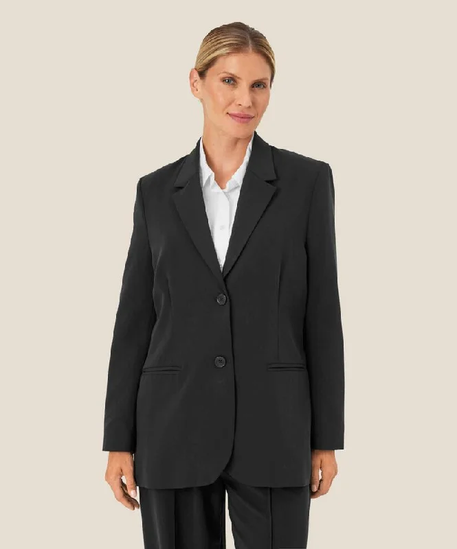 1009951 MaJax Jacket - Black Zippered Front Buttoned Front Snap Front