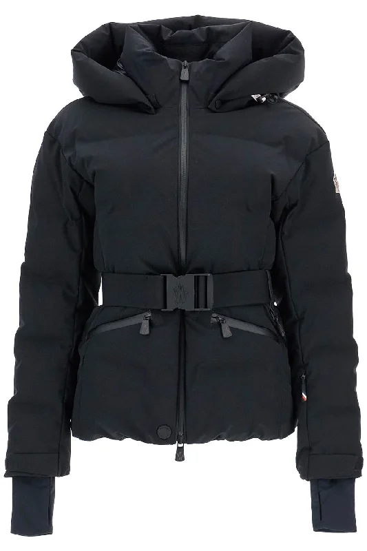 Tolima Belted Ski Down Jacket  - Black Wool Jacket Cashmere Jacket Tweed Jacket