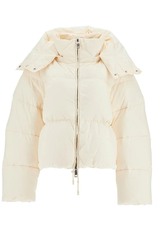 Short Oversized Beira Down Jacket - White Plaid Jacket Tartan Jacket Houndstooth Jacket Short Oversized Beira Down Jacket - White Plaid Jacket Tartan Jacket Houndstooth Jacket