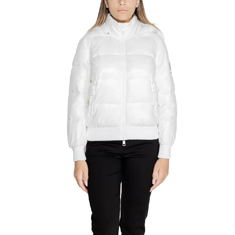 Armani Exchange White Polyamide Jackets & Coat Jersey Jacket Tulle Jacket Batik Jacket Armani Exchange White Polyamide Jackets & Coat Jersey Jacket Tulle Jacket Batik Jacket