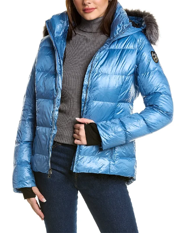 Skea Elsa Down Jacket Appliqued Jacket Beaded Jacket Sequined Jacket