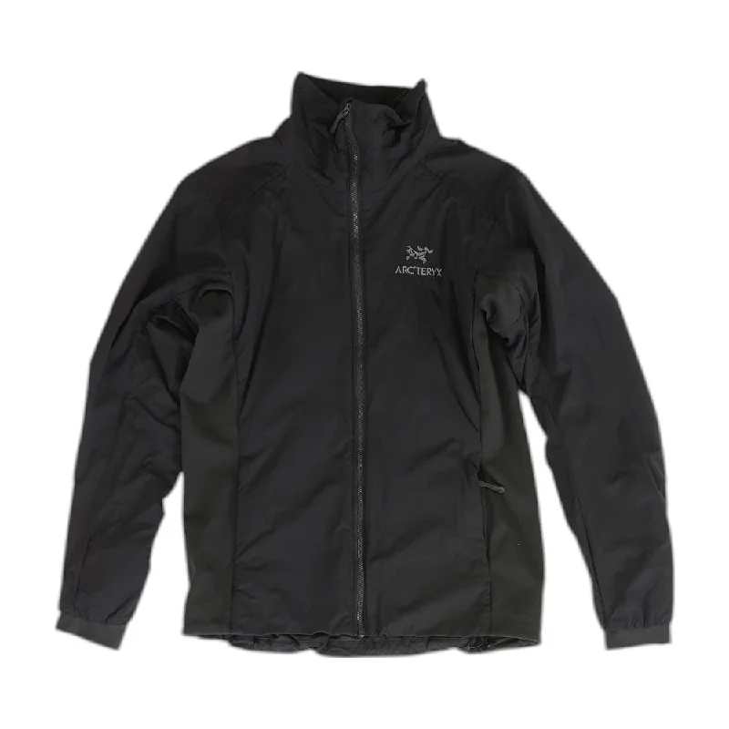 Black Solid Lightweight Jacket Cotton Jacket Linen Jacket Terry Jacket