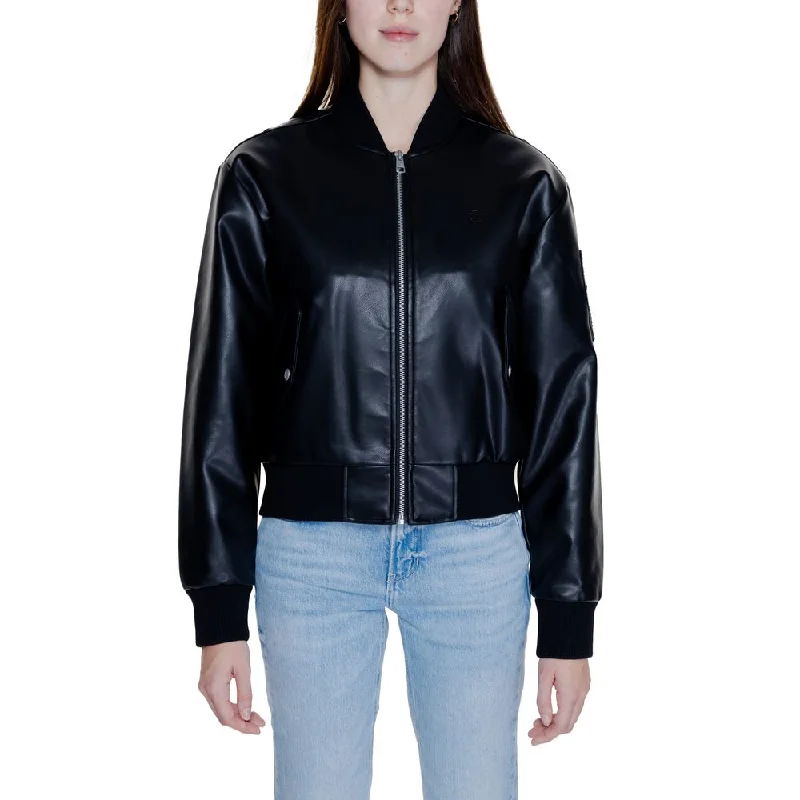 Calvin Klein Jeans Black Polyethylene Jackets & Coat Jersey Jacket Tulle Jacket Batik Jacket Calvin Klein Jeans Black Polyethylene Jackets & Coat Jersey Jacket Tulle Jacket Batik Jacket
