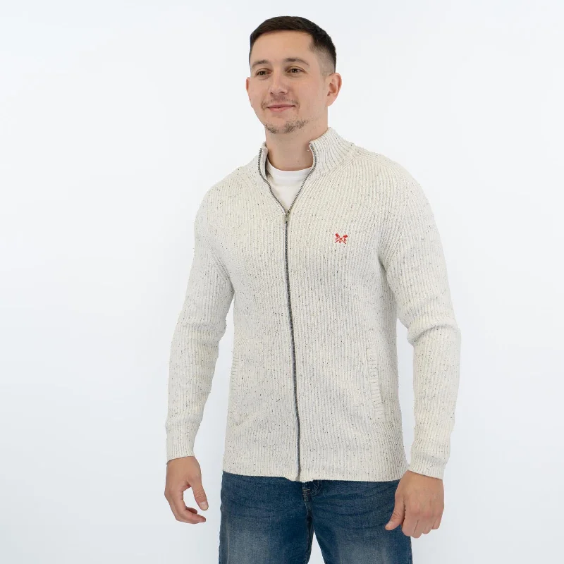 Crew Clothing Mens Chunky Knit Jacket White Flecks Satin Fabric Silk Fabric Chiffon Fabric Crew Clothing Mens Chunky Knit Jacket White Flecks Satin Fabric Silk Fabric Chiffon Fabric