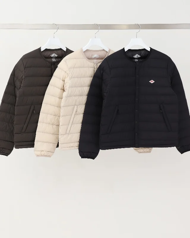 DOWN CREWNECK JACKET Elasticated Jacket Padded Jacket Insulated Jacket
