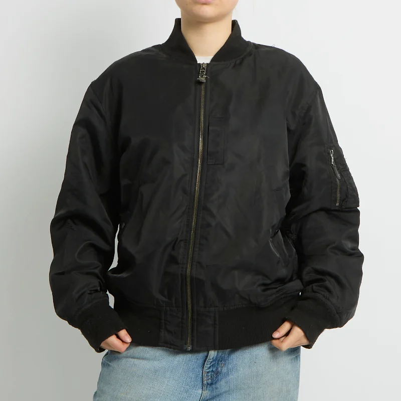Flight Style Bomber Jacket - UK 14 Corduroy Jacket Velvet Jacket Brocade Jacket
