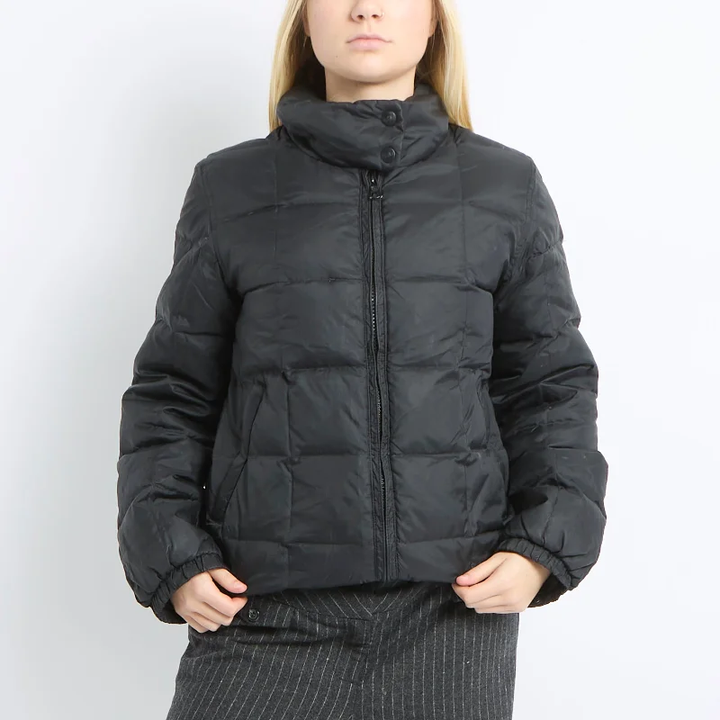 Gas Square Stitch Puffer Jacket - UK 10 Cotton Fabric Linen Fabric Terry Fabric