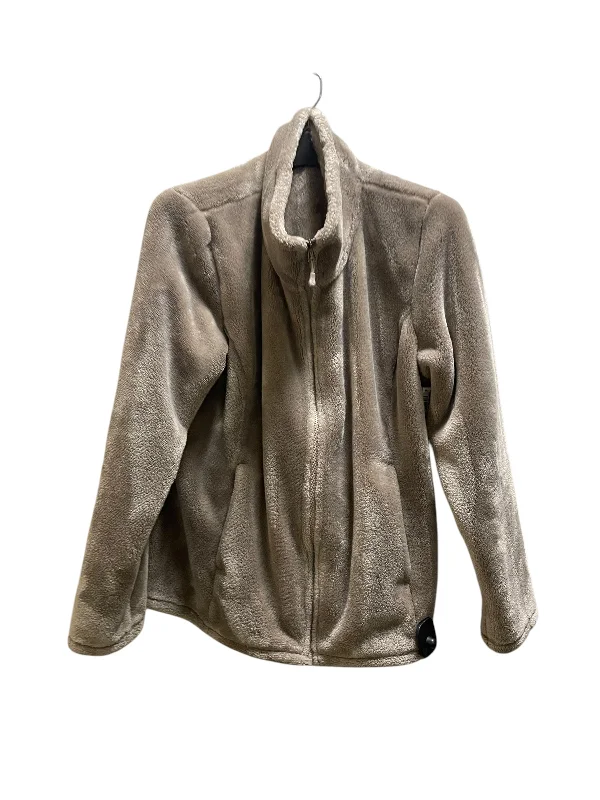 Jacket Fleece By 32 Degrees In Tan, Size: L Trench Coat Raincoat Waterproof Jacket