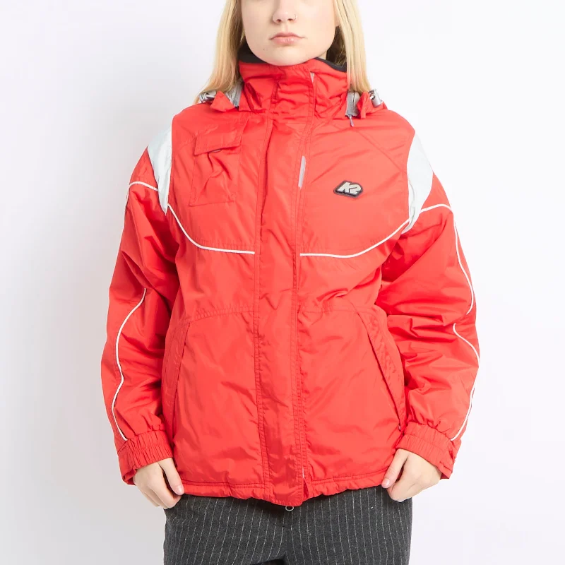 K2 Light Padded Jacket - UK 10 Front Pockets Side Pockets Patch Pockets