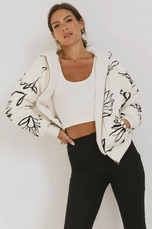 Katerina Floral Jacket Anorak Shell Jacket Lightweight Jacket