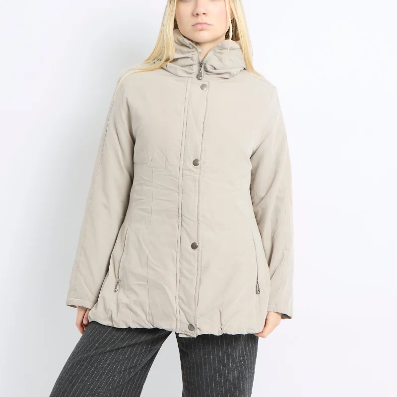 Light Padded Jacket - UK 8 Lace Jacket Ribbed Jacket Sequined Jacket