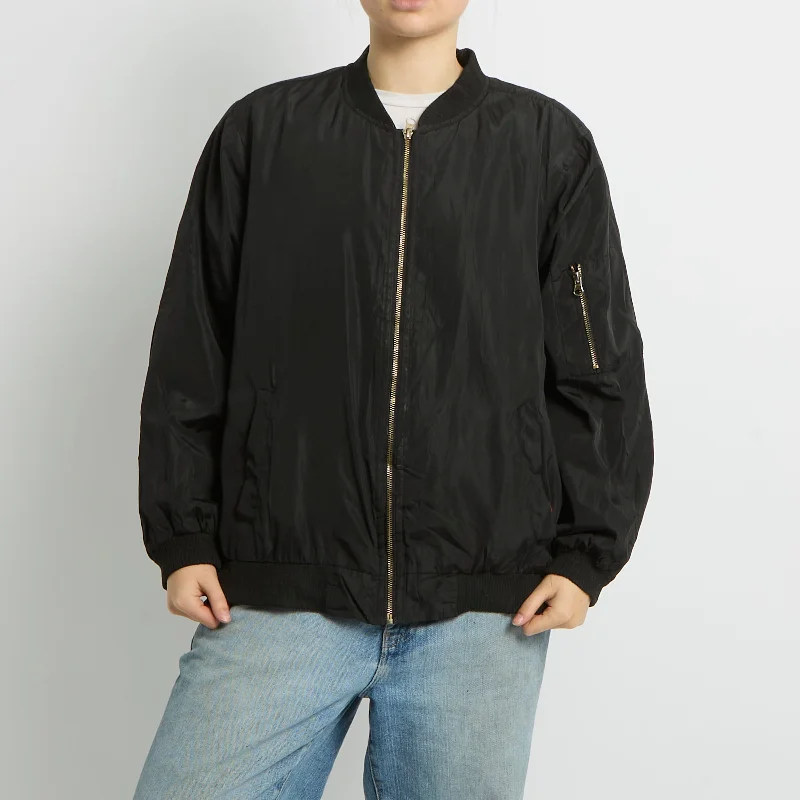 Lightweight Bomber Jacket - UK 14 Insulated Jacket Fitted Jacket Loose Jacket
