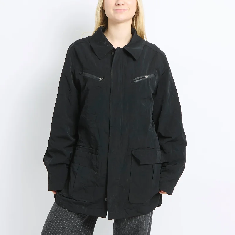 Nautica Light Jacket - UK 12 Herringbone Jacket Checkered Jacket Solid Jacket