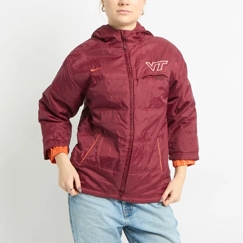 Nike Puffer Jacket - UK 12 Insulated Jacket Fitted Jacket Loose Jacket