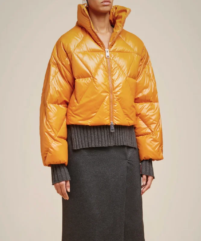 Padded Down Jacket - Calendula Anorak Shell Jacket Lightweight Jacket