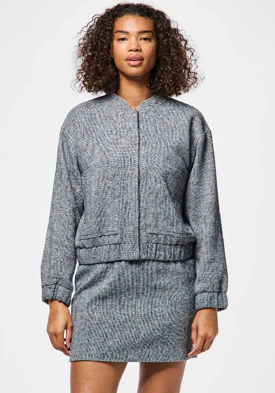 Pieces Polly Speckled Melange Bomber Jacket, Blue Striped Jacket Polka Dot Jacket Floral Jacket Pieces Polly Speckled Melange Bomber Jacket, Blue Striped Jacket Polka Dot Jacket Floral Jacket
