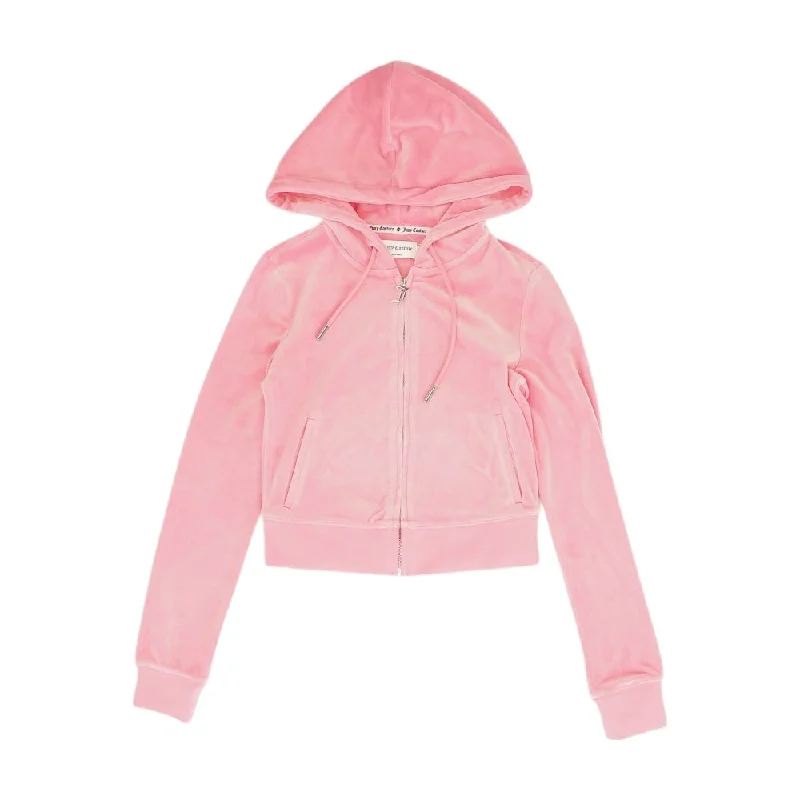 Pink Solid Cropped Lightweight Jacket Stand-Up Collar Roll-Neck Collar Turtle Neck