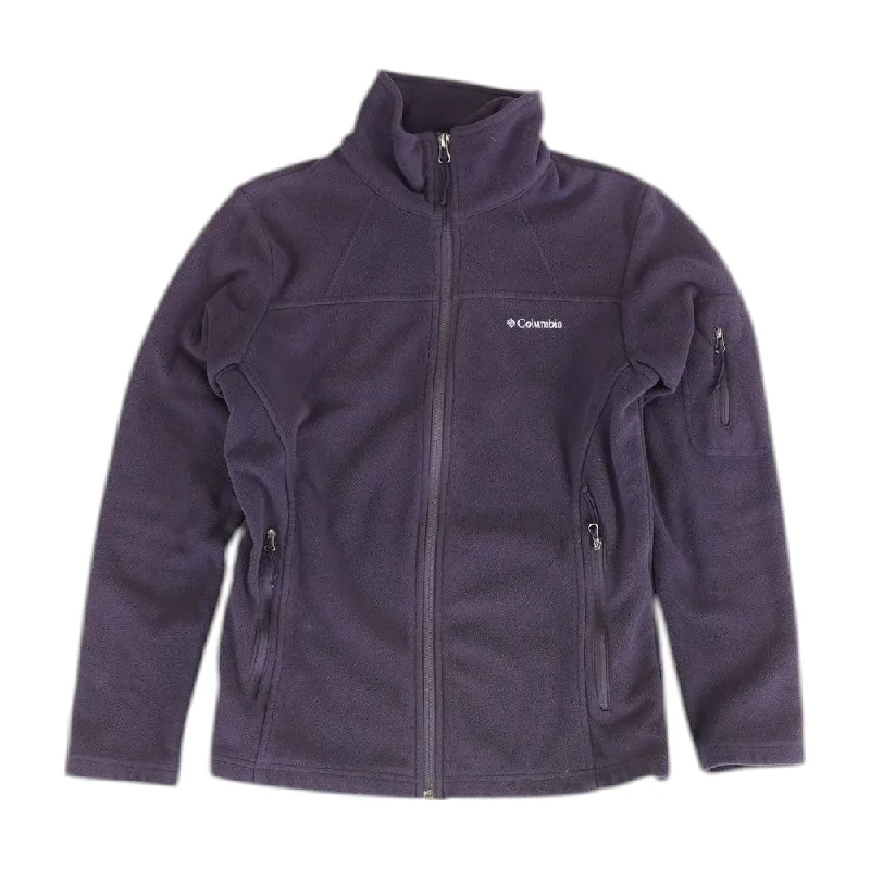 Purple Solid Lightweight Jacket Faux Fur Jacket Real Fur Jacket Shearling Jacket