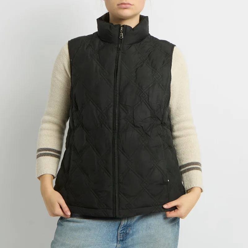 Quilted Gilet Jacket - UK 10 Rayon Jacket Velvet Jacket Corduroy Jacket