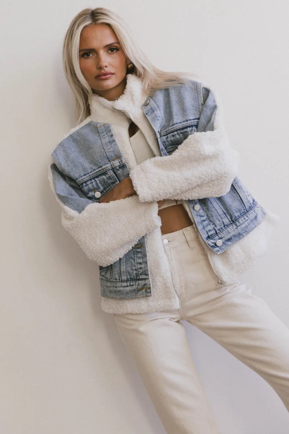 Talsie Denim Jacket Fleece Jacket Down Jacket Feather Jacket